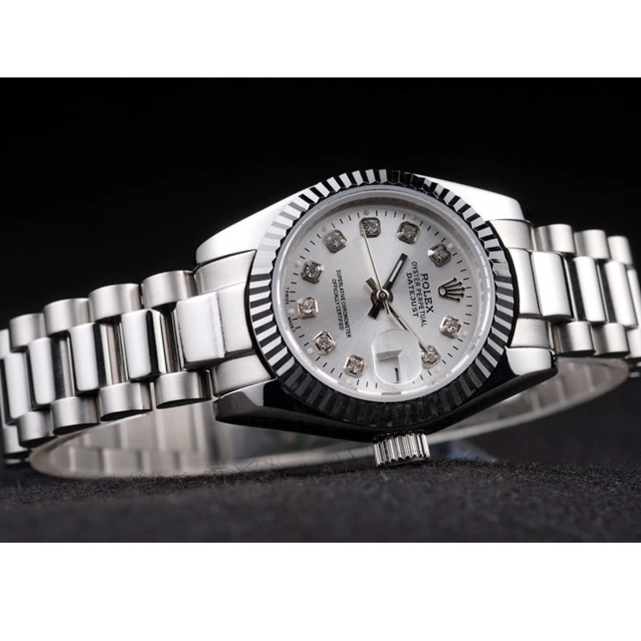 Good Copy Rolex Watches Polished Datejust Steel Rolex Dial Silver Stainless 0522